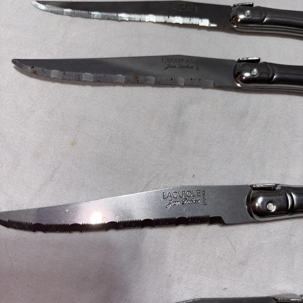 LAGUIOLE Kitchen‎ STEAK KNIFE SET MADE IN FRANCE Rare